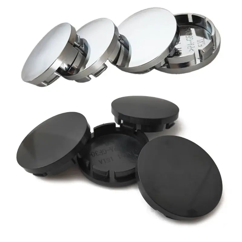 56mm Car Wheel Center Caps - 4 Pack for Lada, Audi, Skoda