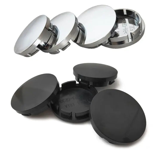 56mm Car Wheel Center Caps - 4 Pack for Lada, Audi, Skoda