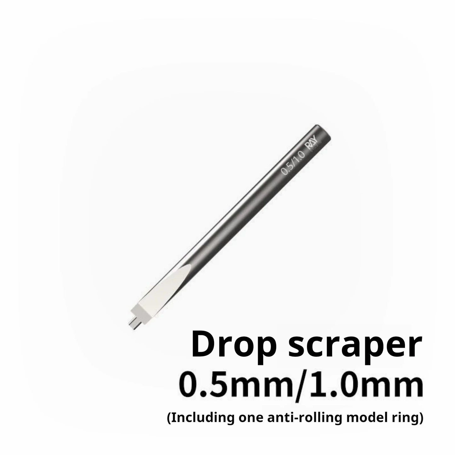 RAY Studio TinyGo Modeling Stepped Scraper for Gundam Military Scale Model Making Curved Step Scraper Kits Hobby DIY Craft Tool