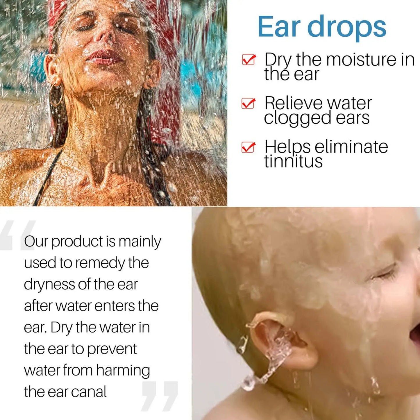 Ear Wax Removal Drops Organic Ear Drops For Ear Infect Adult Ear Aches Drops Earache Drops For Clogged Ears Fast Natural