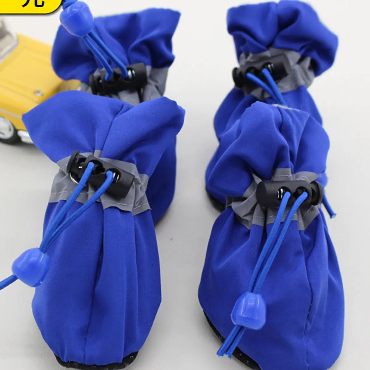 Fleece Dog Snow Booties - Reflective Anti-Slip Pet Winter Shoes - photo 14