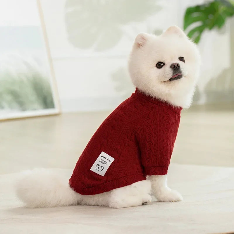 Knit Pet Sweater for Cats and Small Dogs - Warm Autumn Winter Pullover - photo 6