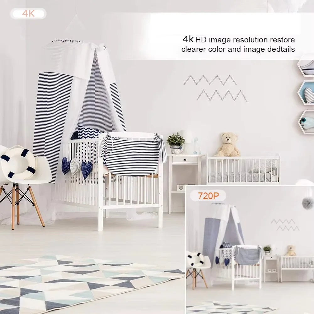 4K Mini WiFi Home Camera — Remote View & Motion Detection