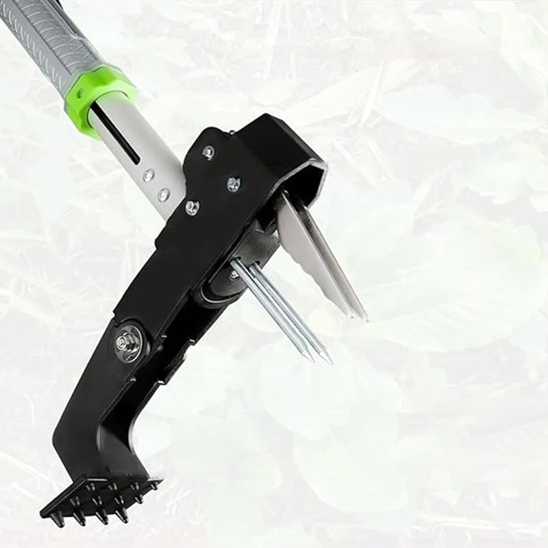 2025The Garden Manual Weeding Tool Smoothly Removes Weeds Without Bending Over With a Long Pedal sharp 4-paw Weeder