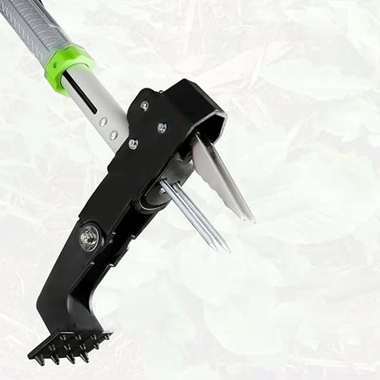 2025The Garden Manual Weeding Tool Smoothly Removes Weeds Without Bending Over With a Long Pedal sharp 4-paw Weeder