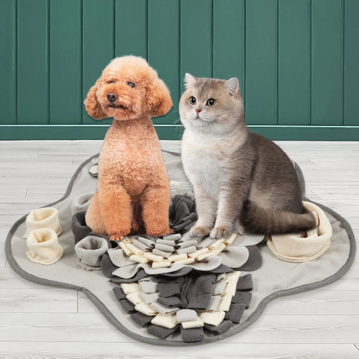 Dog Snuffle Mat with Squeaker - Sniff & Feed Mat – photo 2