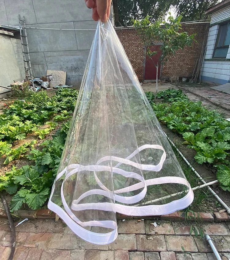 Clear Insulated Window Curtain, Windproof Winter Window Cover