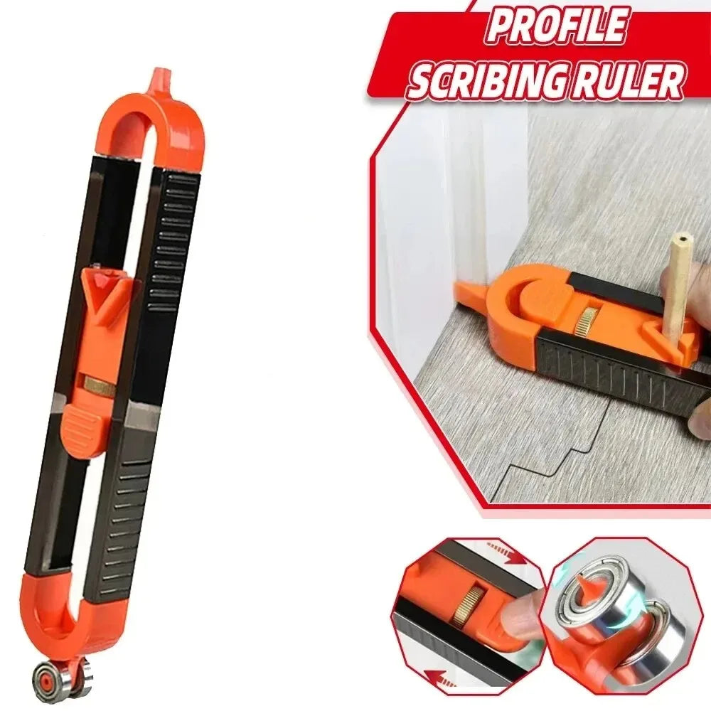 Contour Duplicating Gauge with Pencil Holder for Scribing - view 2