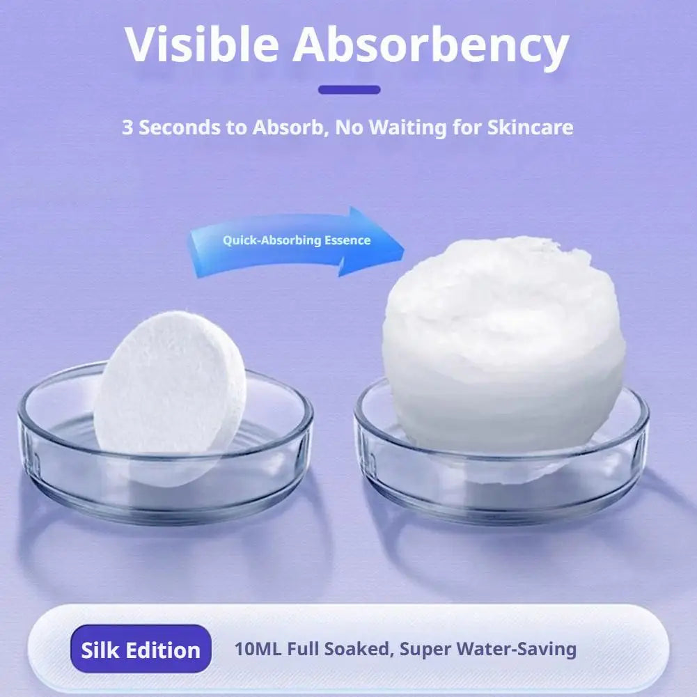 50PCS Premium Disposable Compressed Facial Mask Ultra-Soft Skin Care Sheet For Spa Beauty Salon Travel