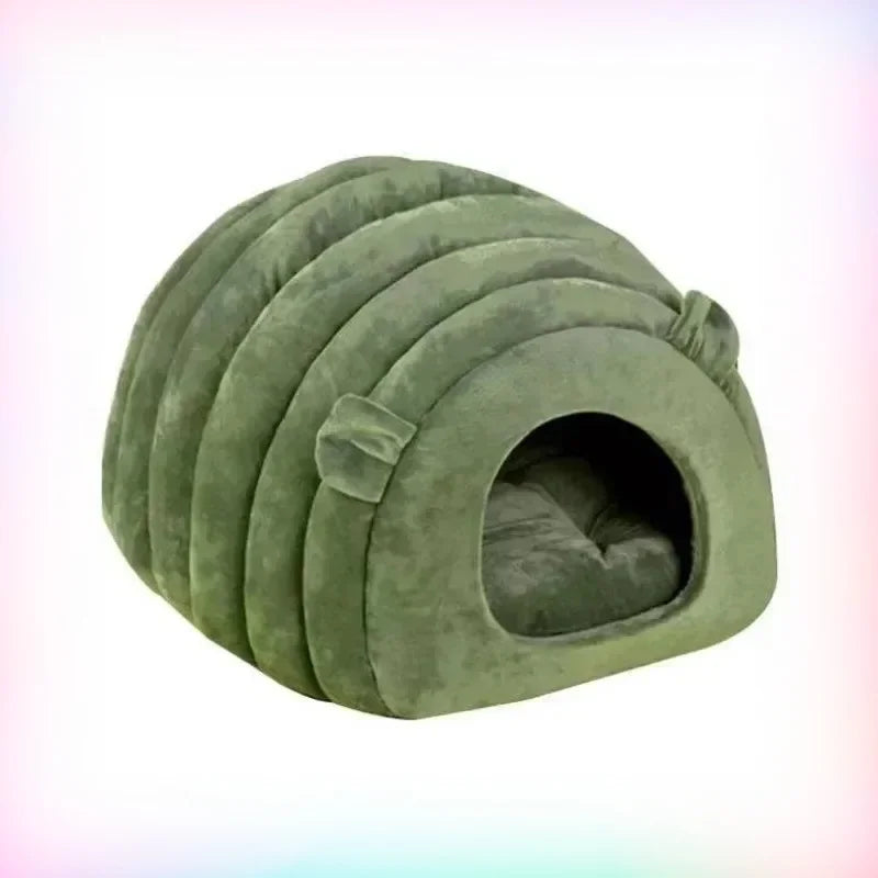 Cat Nest Bed Mat for Winter and Autumn Cozy Sleep House with Warm, Safe, Breathable Large Space Nest Soft Cushion for Pet Catter