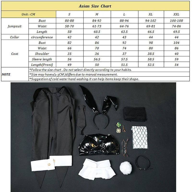ROLECOS Game NIKKE Goddess of Victory Ade Bunny Costume Agent Ade Sexy Women Jumpsuit Halloween Carnival Suit
