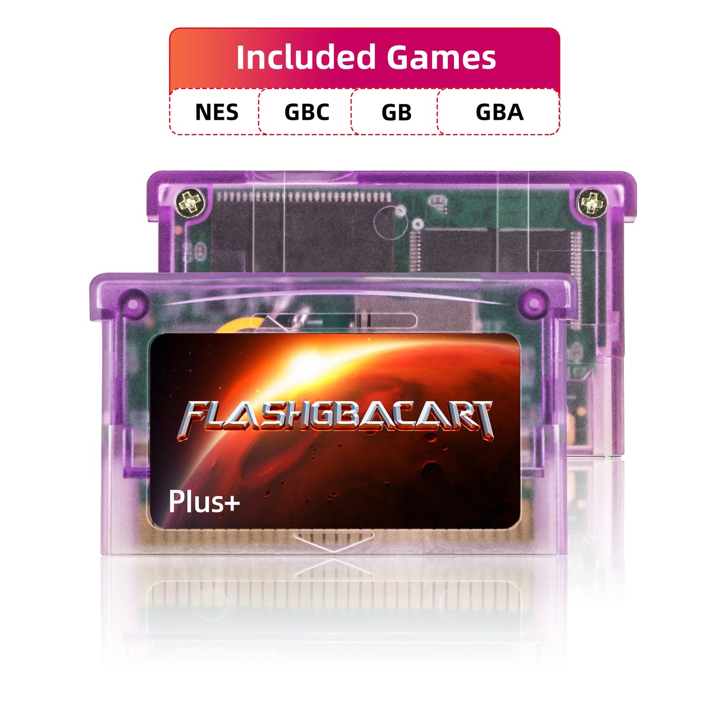 For Game GBA Rewritable Cart FlashGBACart Plus+ Backup Device RTC Compatible with GBA GBC GB NES Series
