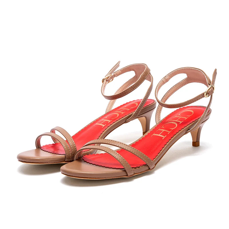 Wear Comfortable Pure Colour Simple New Women's Sandals Fashionable Versatile Simple Women's Low Heel Sandals