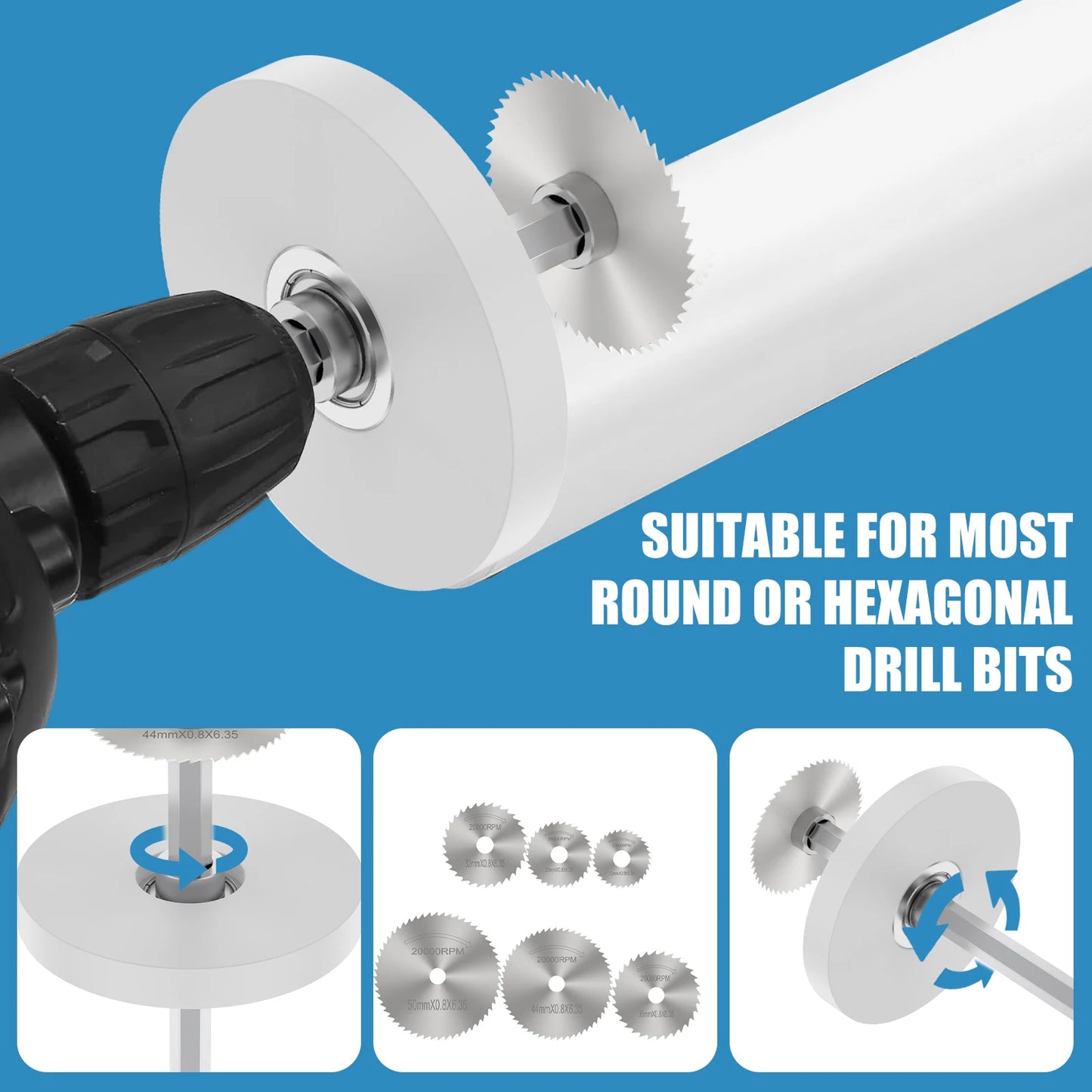 Inside Pipe Cutter Plumbing Tools PVC Pipe Precision Cutting for 1-1/2 Inch to 8 Inch, 7 Inch Adjustable Cutting Depth Pipe Tool