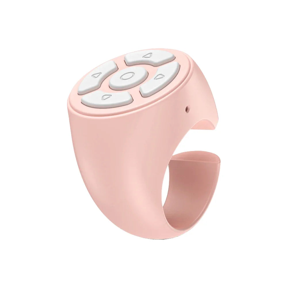 Bluetooth Selfie Remote Control for Mobile Phone App Page Turner Bluetooth Scrolling Camera Video for Tik Tok E-book