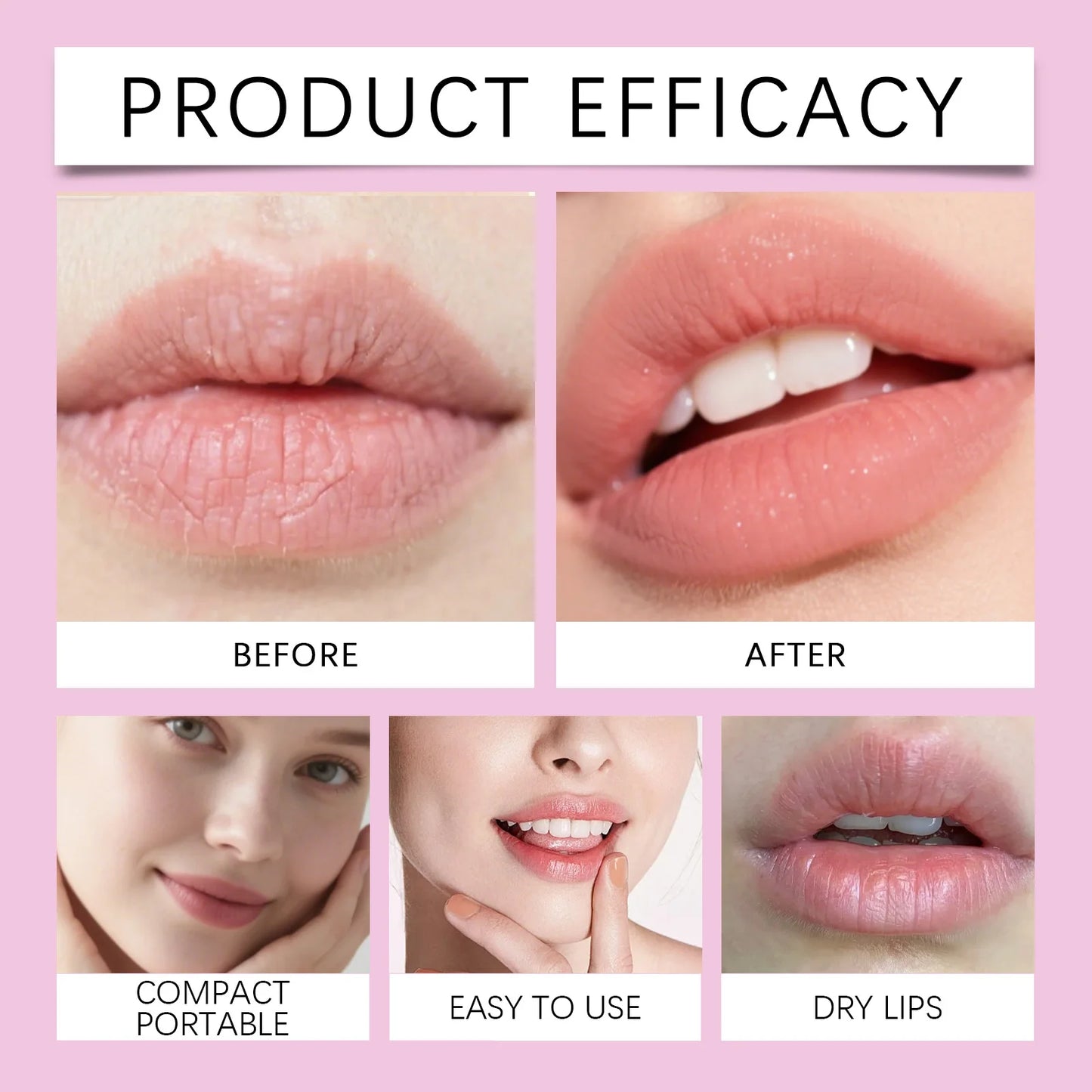 Nighttime Lip Care Lip Mask Patch- Deeply Moisture Surge,Smooths Lip Lines & 3D Contoured Fit,Anti-Chapping, Smooth Fine Lines