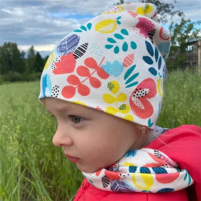Kids Dinosaur Hat and Scarf Set - Cartoon Beanie with Neck Warmer - photo 2