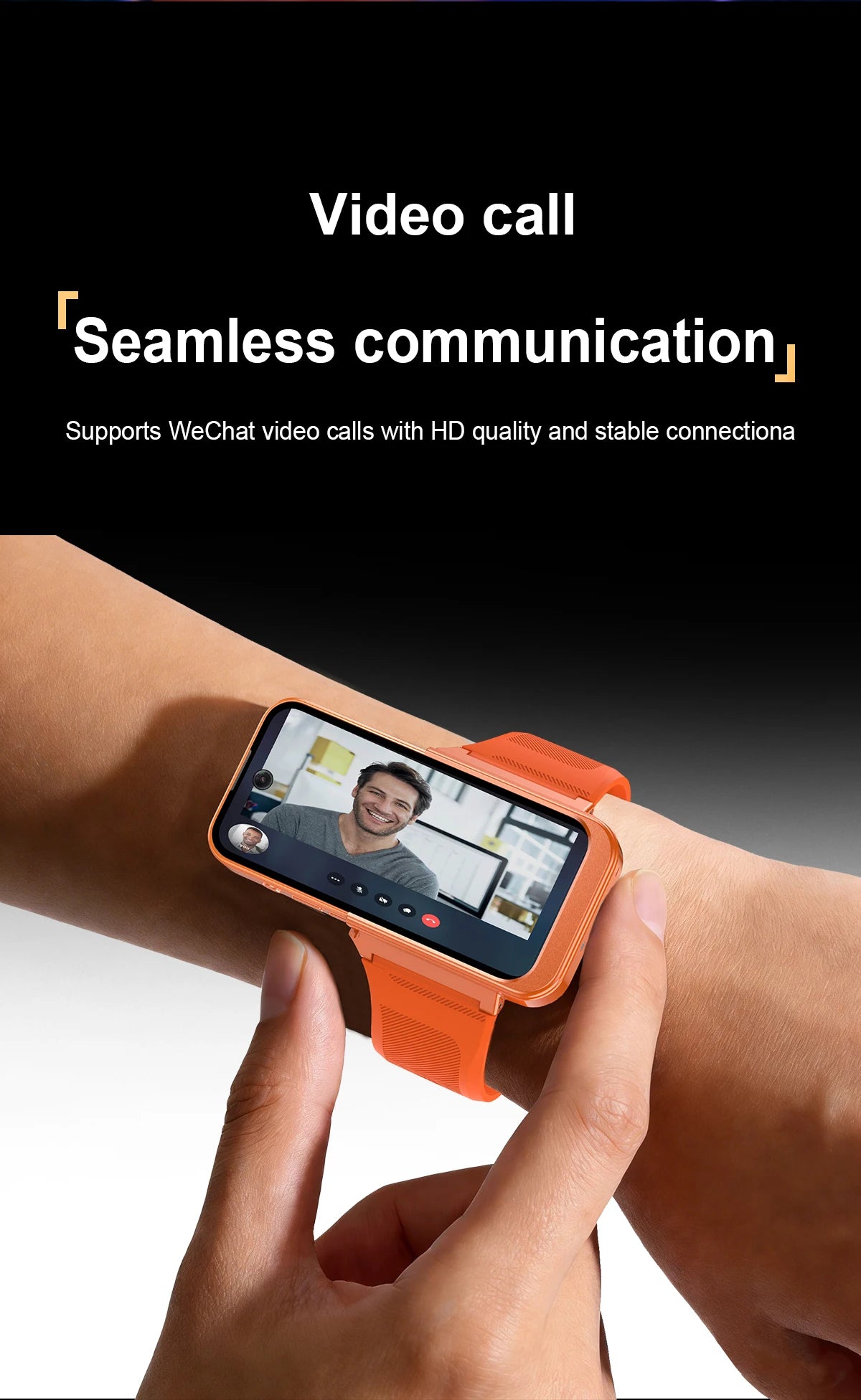 Newest 4G Full Netcom 3.97inch Amoled Larger Screen Smart Watch Mini Phone Globel Version Smartwatch With Dual Camera Sim Card
