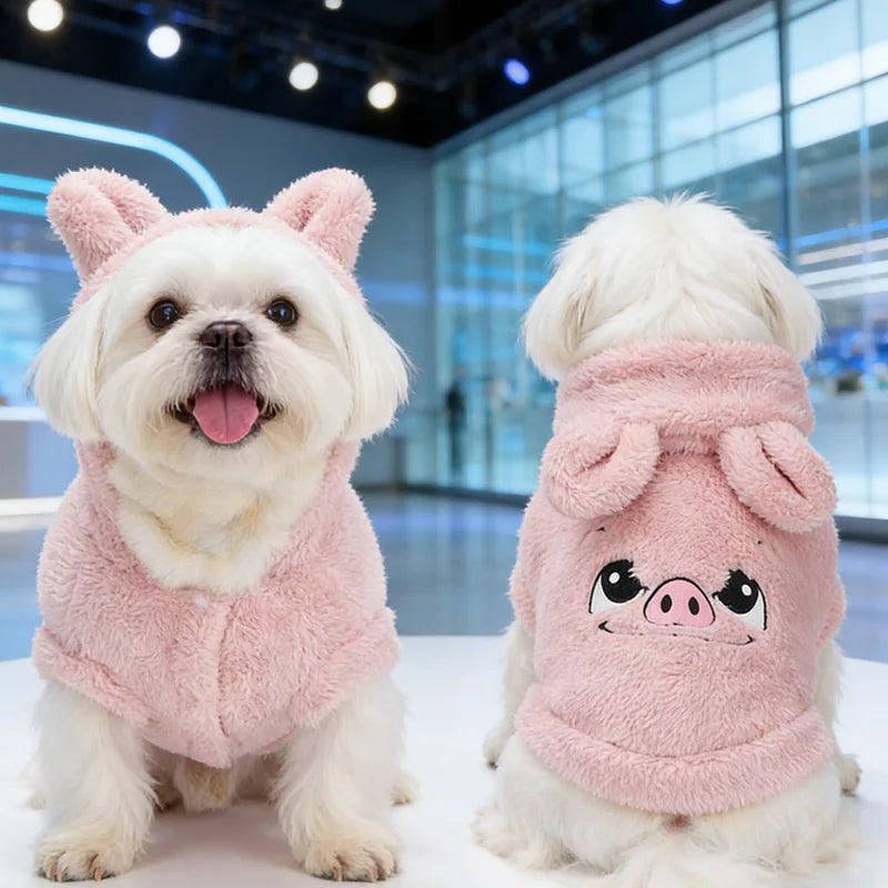 Winter Dog Hoodie Jacket - Warm Coat for French Bulldogs & Pugs - photo 3