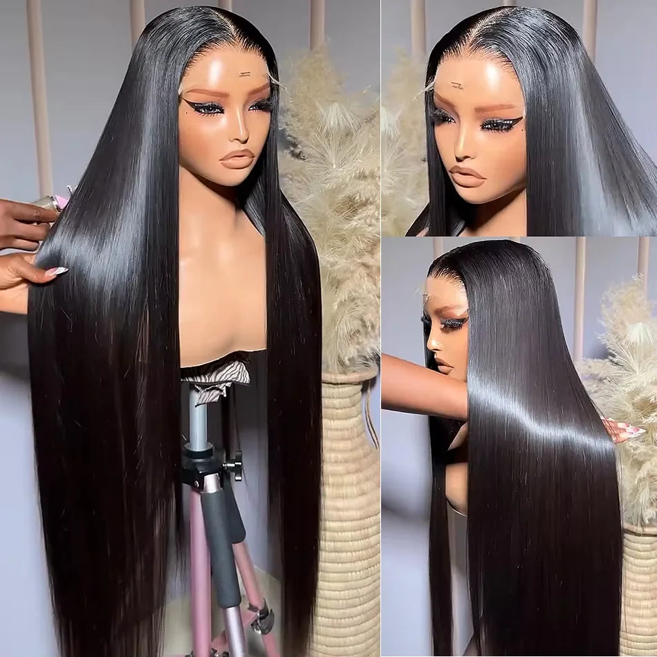 Wear & Go Glueless HD Lace Wig – Bone Straight Human Hair