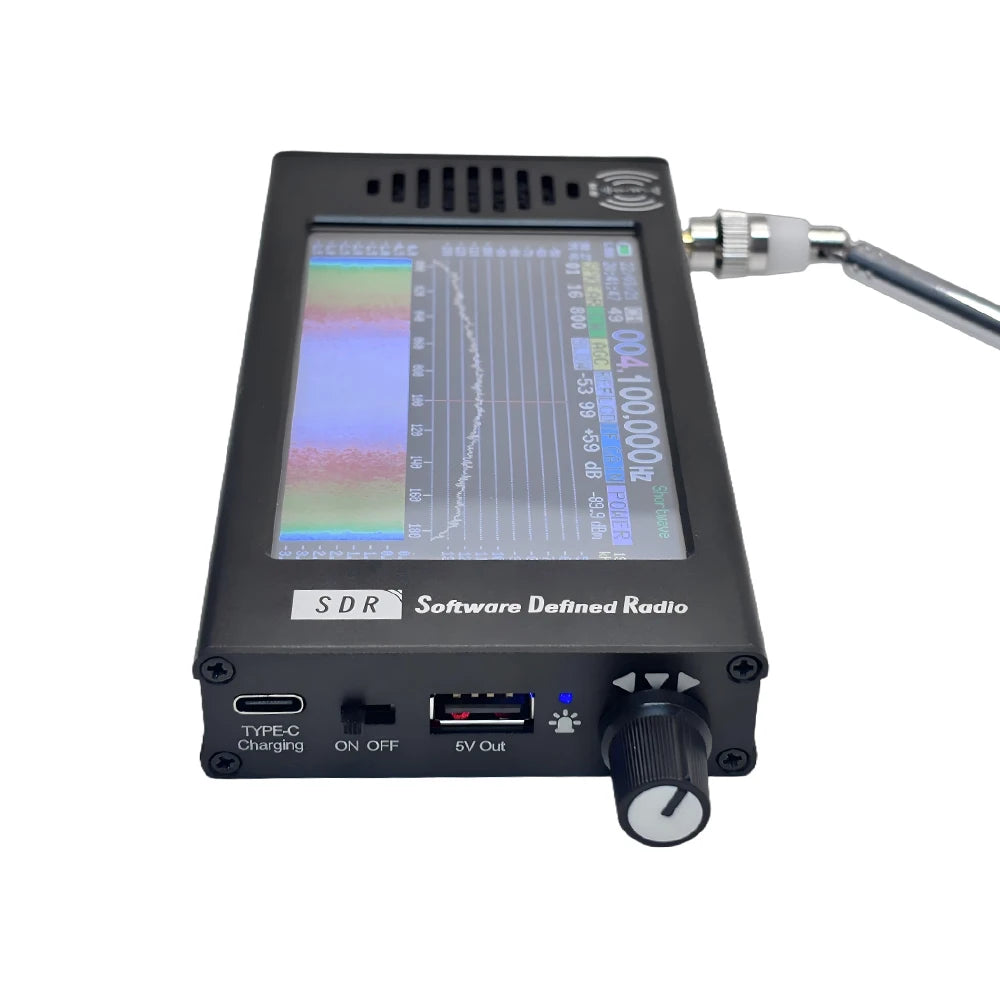0.1-149MHz‌ SDR V5 Radio Digital Demodulation Shortwave FM MW SSB CW HAM Radio Receiver Tranceiver DSP HT004 Signal Amplifier