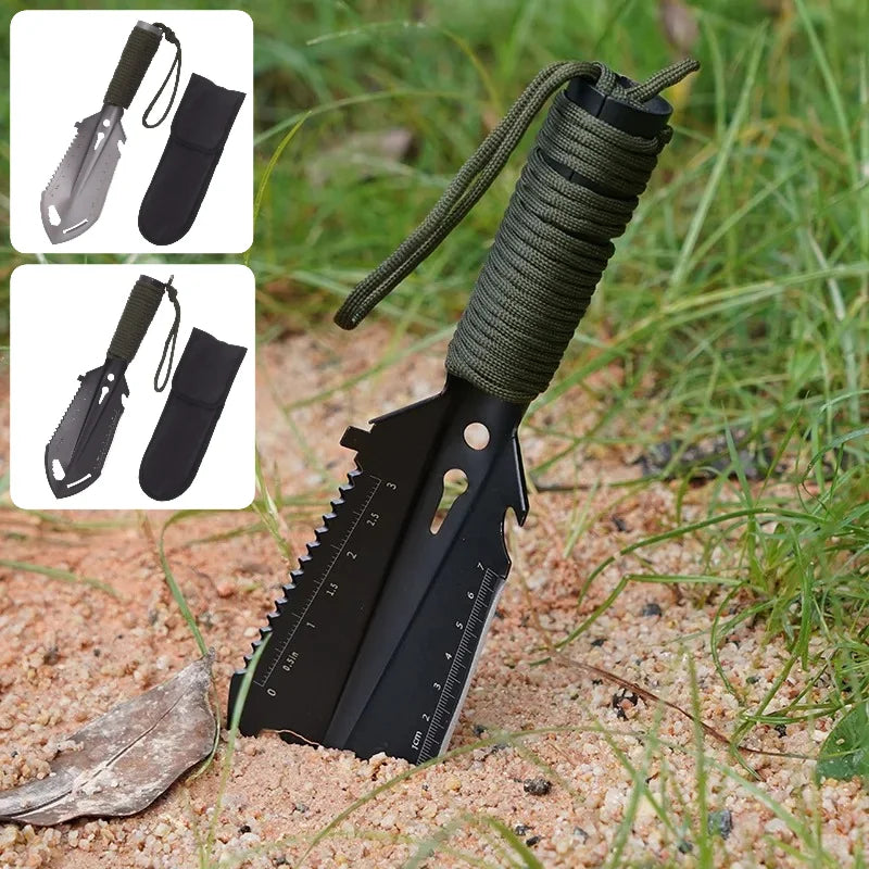 Portable Folding Camping Shovel – Stainless Steel Multifunctional Outdoor & Garden Spade