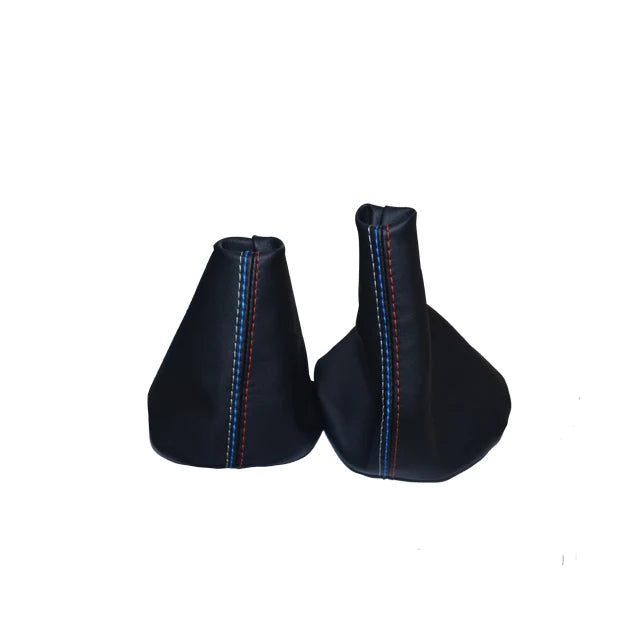 WLR RACING - Shift Gear Stick Manual Handbrake Gaiter Shift Boot Leather Boot Car-Styling For BMW 3 Series E36 E46 M3 Car SBC13