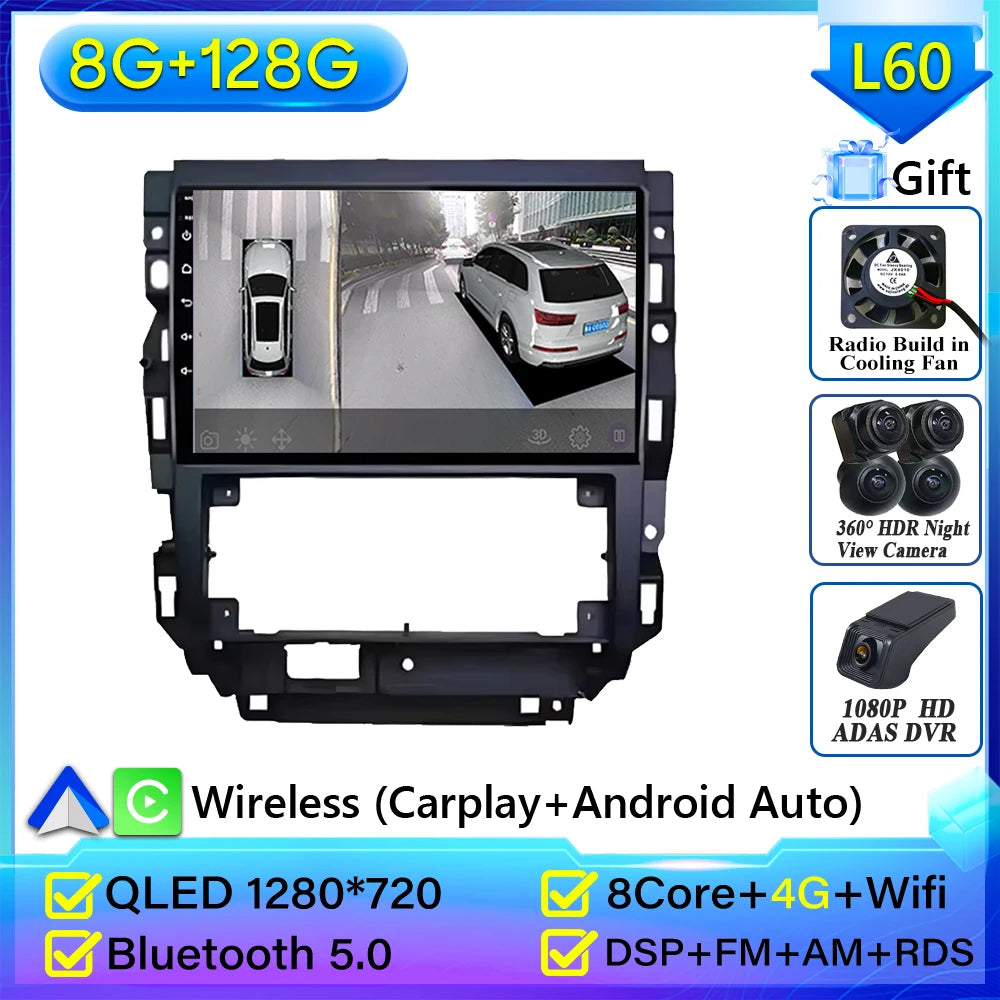 Android 16 For Volkswagen Golf 4 Mk4 Jetta 2004 - 2008 Car Radio Carplay Multimedia Player GPS Navigation Wifi Video Stereo 2din