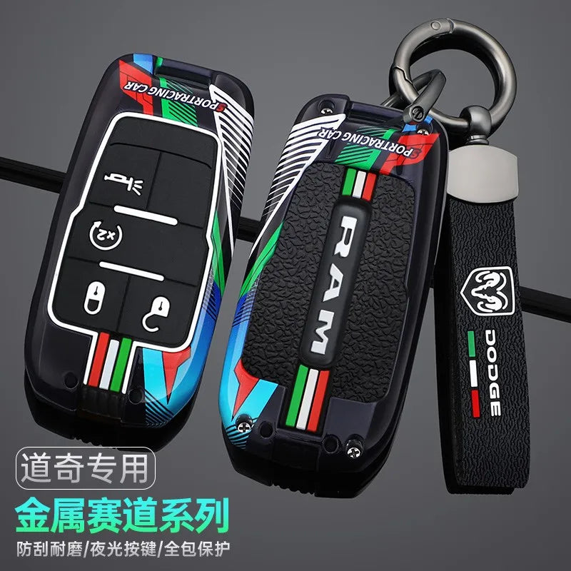 Zinc Alloy Key Fob Case Cover - Dodge RAM 1500-5500, TRX, Rebel
