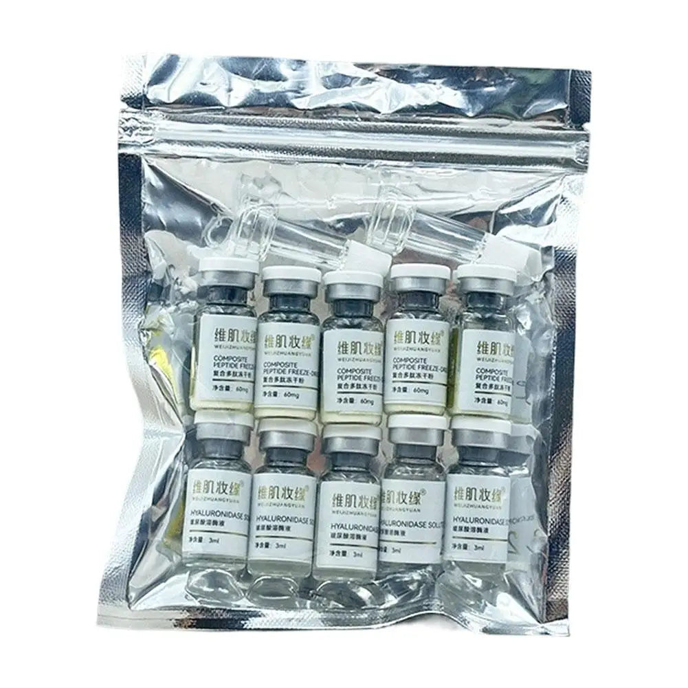 GHK-Cu High Purity 98% Blue Copper Peptide Essence Freeze-Dried Powder Set — Anti-Wrinkle Pore-Refining Skin Essence