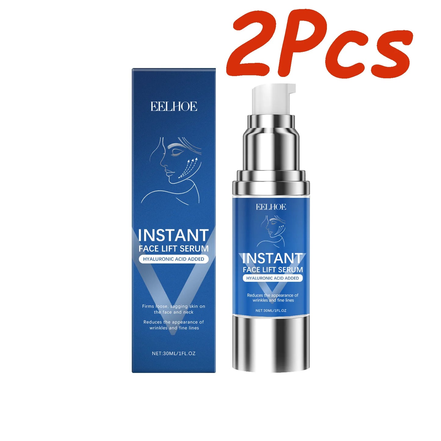 Instant Face Lifting Serum Firming Anti-Wrinkle Deep Moisturizing Brightening Smoothing Fade Fine Lines Tightening Essence