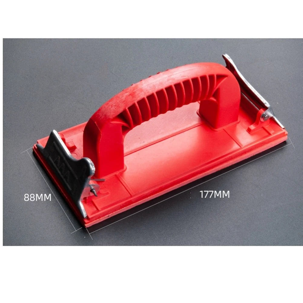 1pc Sandpaper Holder Grinding Polishing Tool hand sander Woodworking Abrasive Tool Wall Sand Board Wi/ Metal Clip for wood metat
