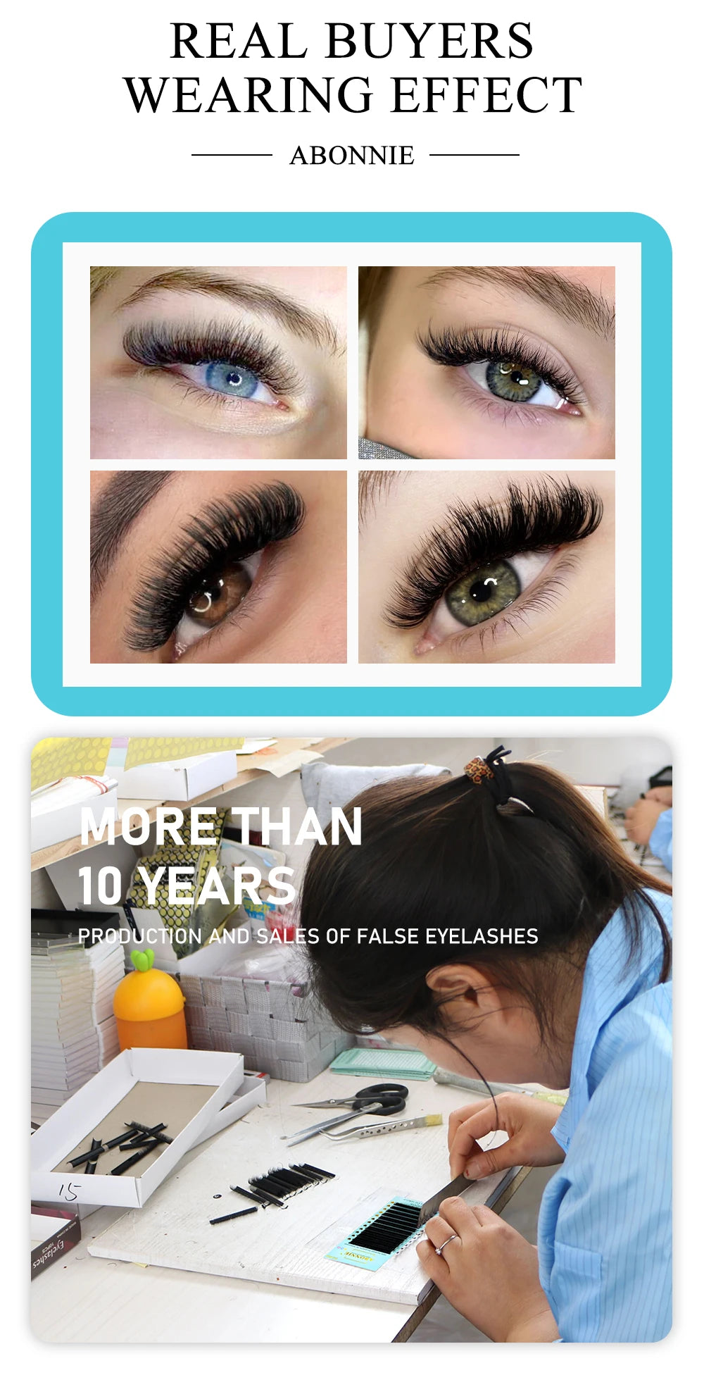 Abonnie Cashmere Classic Individual Eyelashes Extensions Ultra Matte Black Lashes Fluffy Cilia All Size Cilios