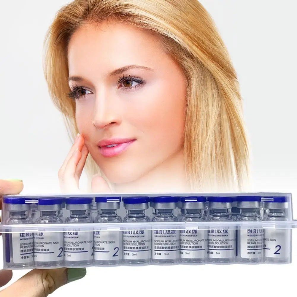 GHK-CU Copper Lyophilized Powder Anti-wrinkle And Firming Blue Copper Skin Repair Freeze-dried Powder Set Reduce Fine Lines