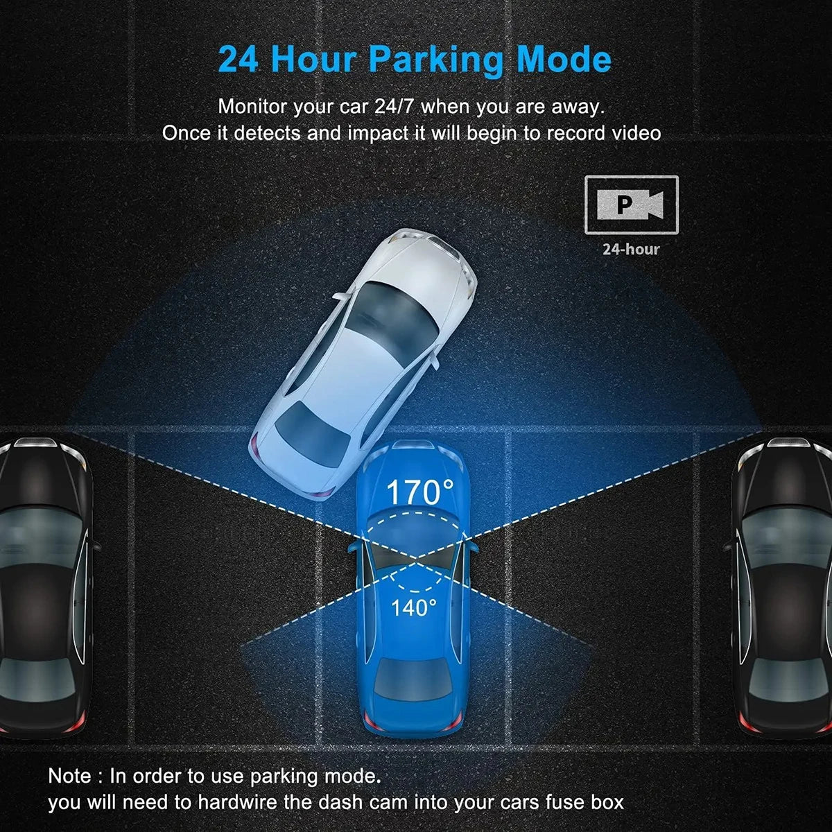 Dash Cam for cars 1080P Car DVR Video Recorder Dual car camera Front Inside View Camera Loop Recording WiFi Monitor Dashcam
