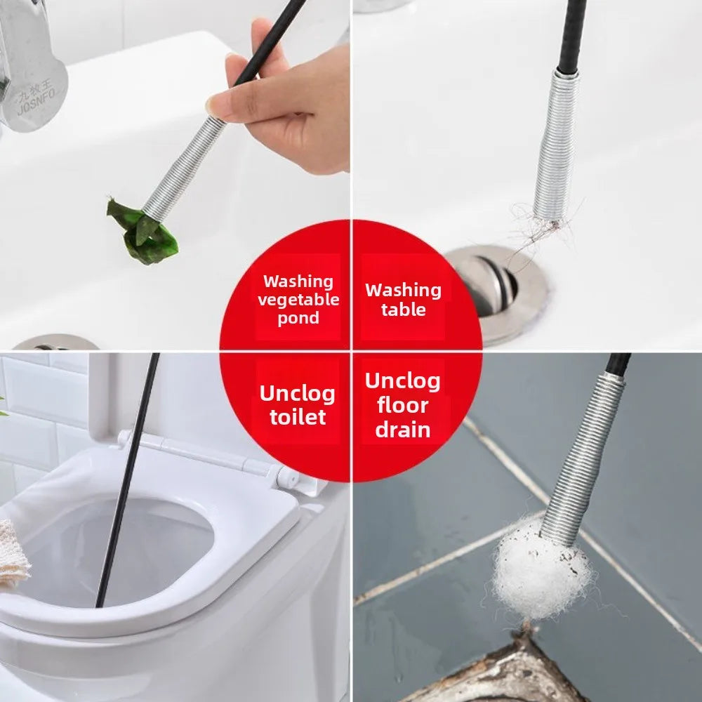 Pipe Unblocker Uncover Pipes Heavy Duty Four Jaw Opener Manual Clamping Drain Cleaner Telescopic Sewer Dredging Tool