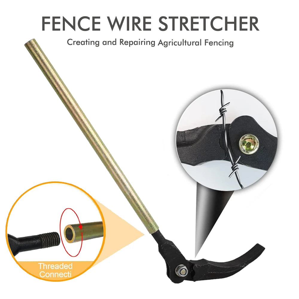 MMAlto Fence Wire Stretcher & Barbed Wire Tensioner – Easy Wire Puller for Agricultural Fencing | Portable & Durable | Farm Fence Repair Tool