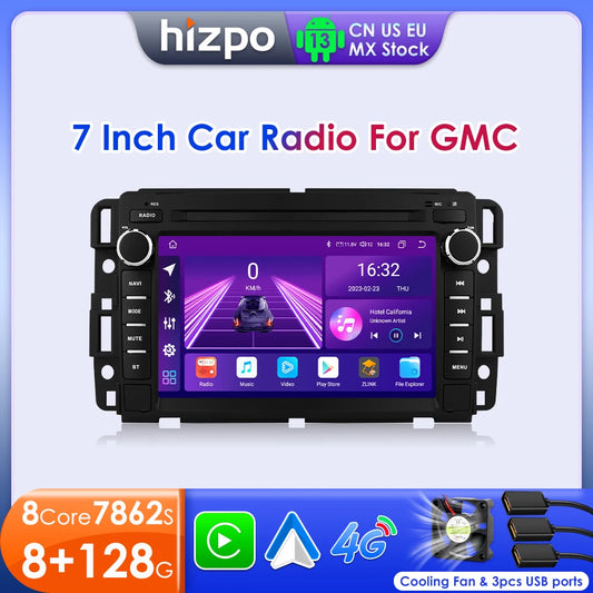 7" Android Car Stereo with GPS & Bluetooth — Chevrolet Silverado, Impala, Traverse & GMC Sierra