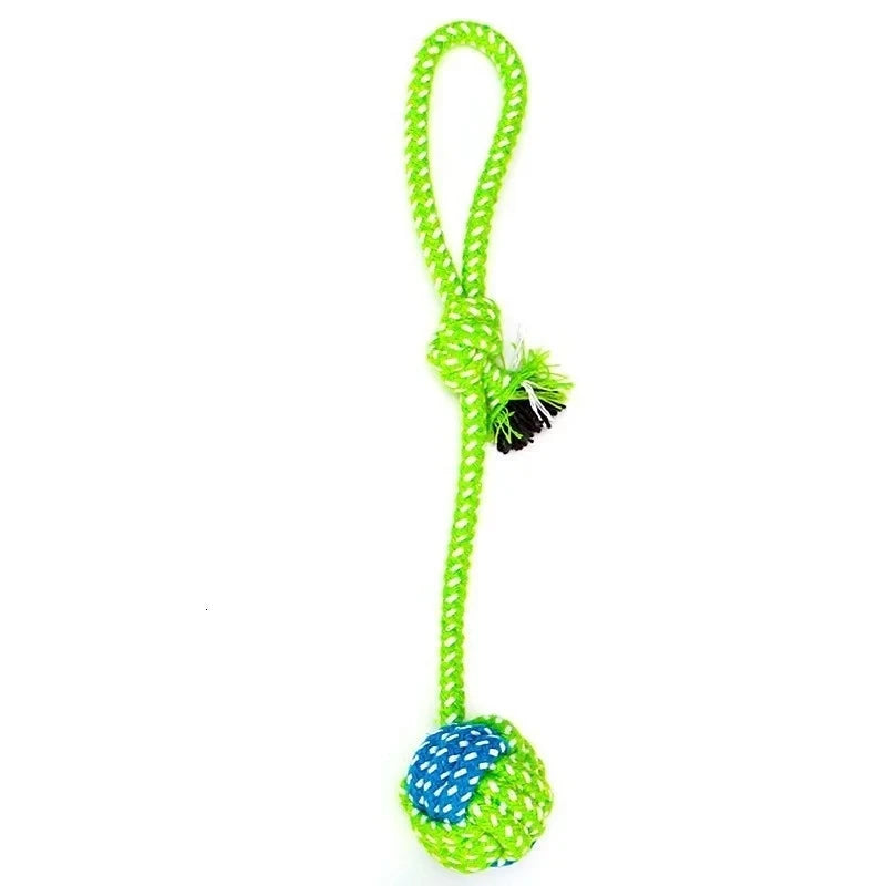Knotted Cotton Rope Dog Toy Set - Tug & Chew Toys, 5 Styles - photo 5