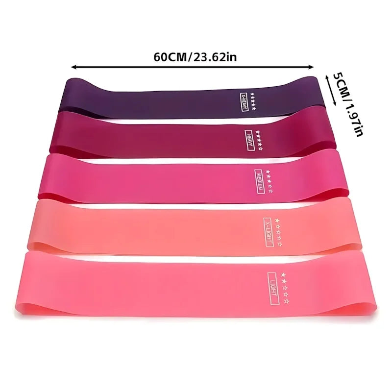 Yoga Resistance Band – TPE Material, Soft & High Elasticity, for Yoga & Glute Squats, Durable