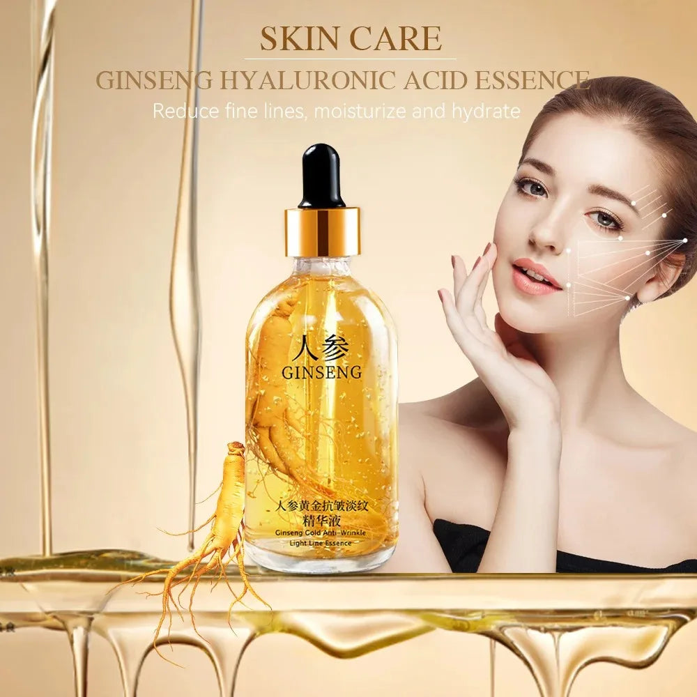 24K Gold Hyaluronic Acid & Collagen Anti-Aging Face Serum 100ml – Lifting, Firming, Whitening & Skin Care for Women
