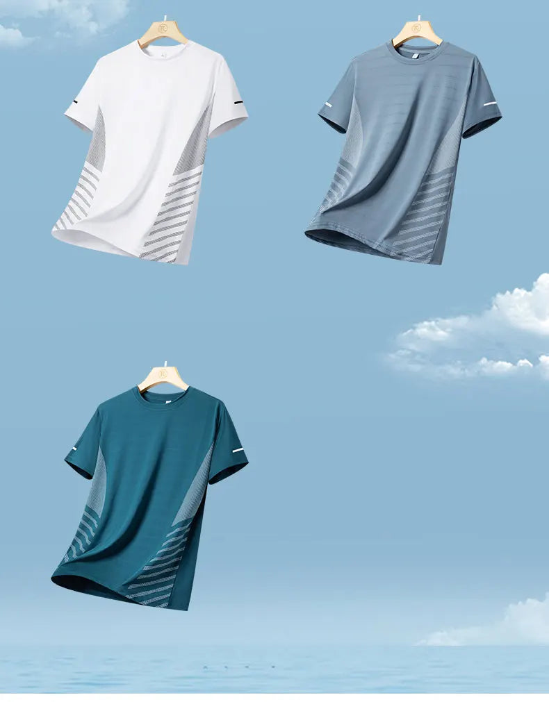 Men's quick-dry reflective running t-shirt — view 14 of 20