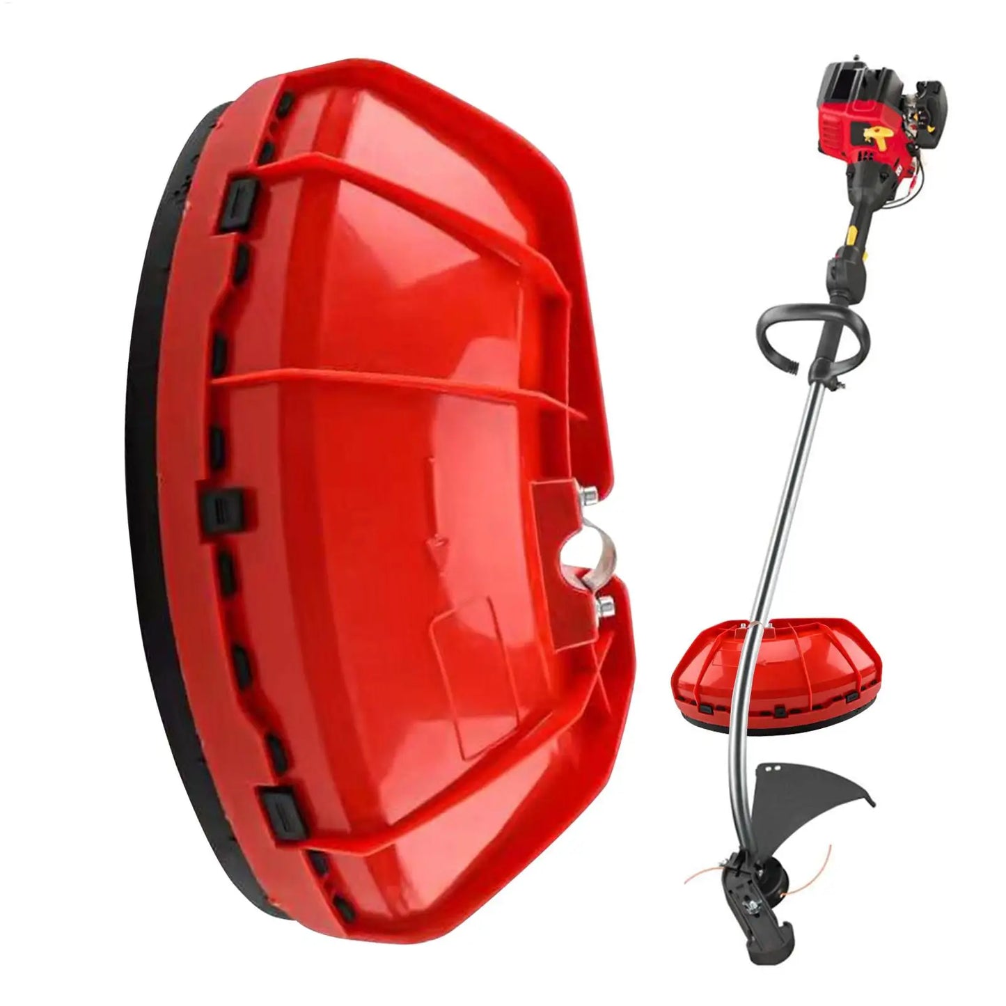 Brush Cutter Guard Block Plastic Weeder Machine Cover Grass Trimmer Shield Garden Tools Lawn Trimmer Protective Cover S/L size
