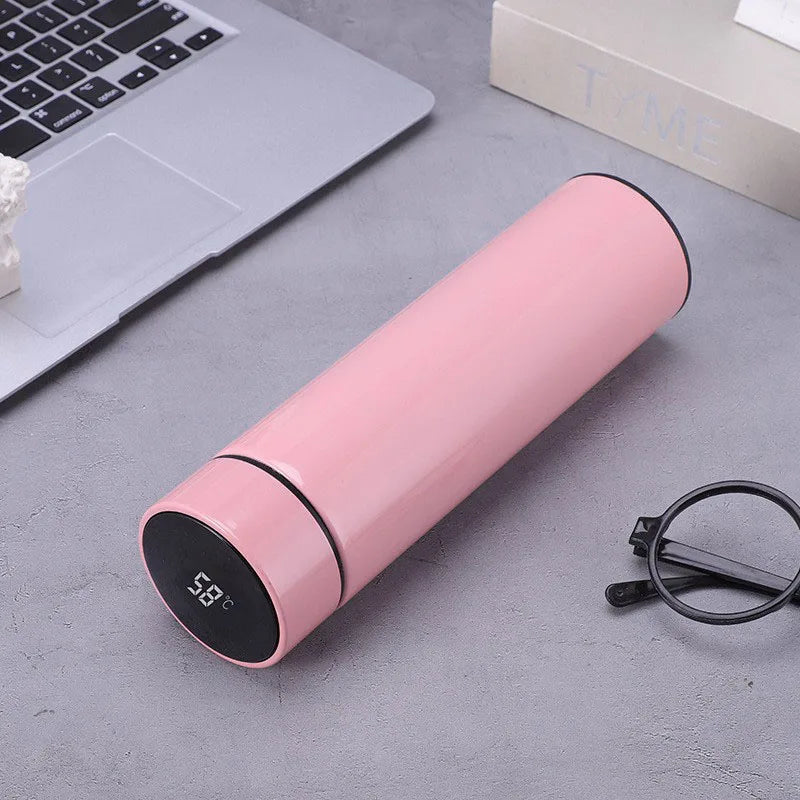 500ML Smart Thermos Bottle – LED Temperature Display Vacuum Flask | Insulated Sports Water Cup