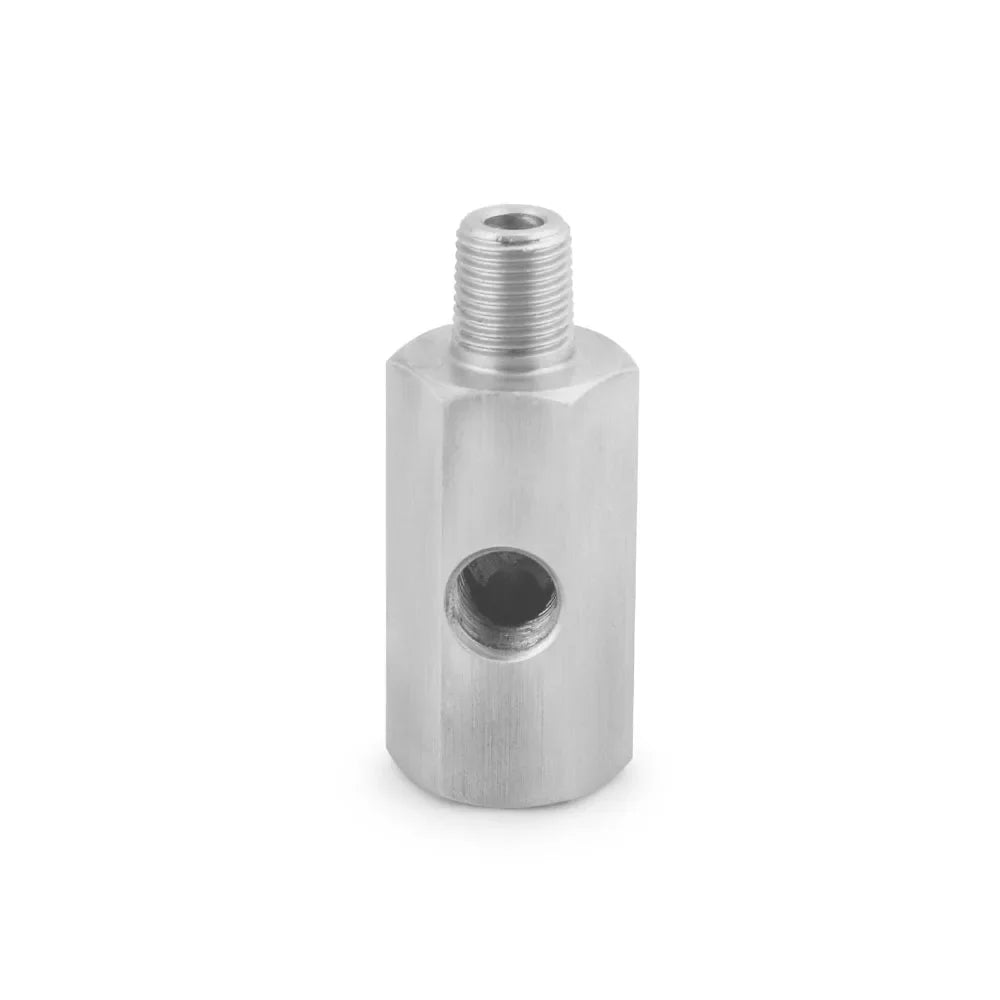 1pc Car Oil Pressure Sensor Steel Side Hole 1/8 "NNPT Internal Thread M12 M10 M14 1/8NPT 1/4NPT Pressure Gauge Interface Adapter