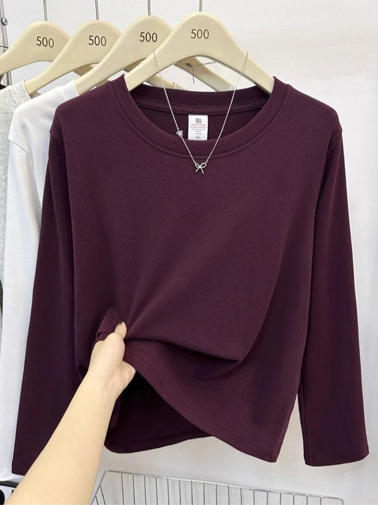 Women's long sleeve base layer tee, crew neck — view 2 of 20