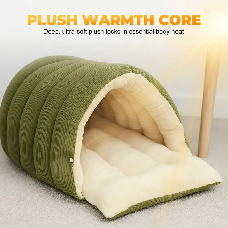 Heated Cat House Bed - Removable Cover, Waterproof – photo 2