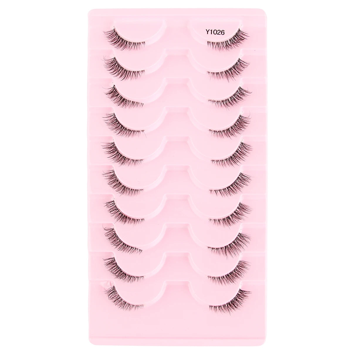 Half Lashes Mink Eyelashes Natural Soft Cat Eye False Eyelashes Long Wispy 3D Mink Lashes Makeup Eyelash Extension Fake Lashes