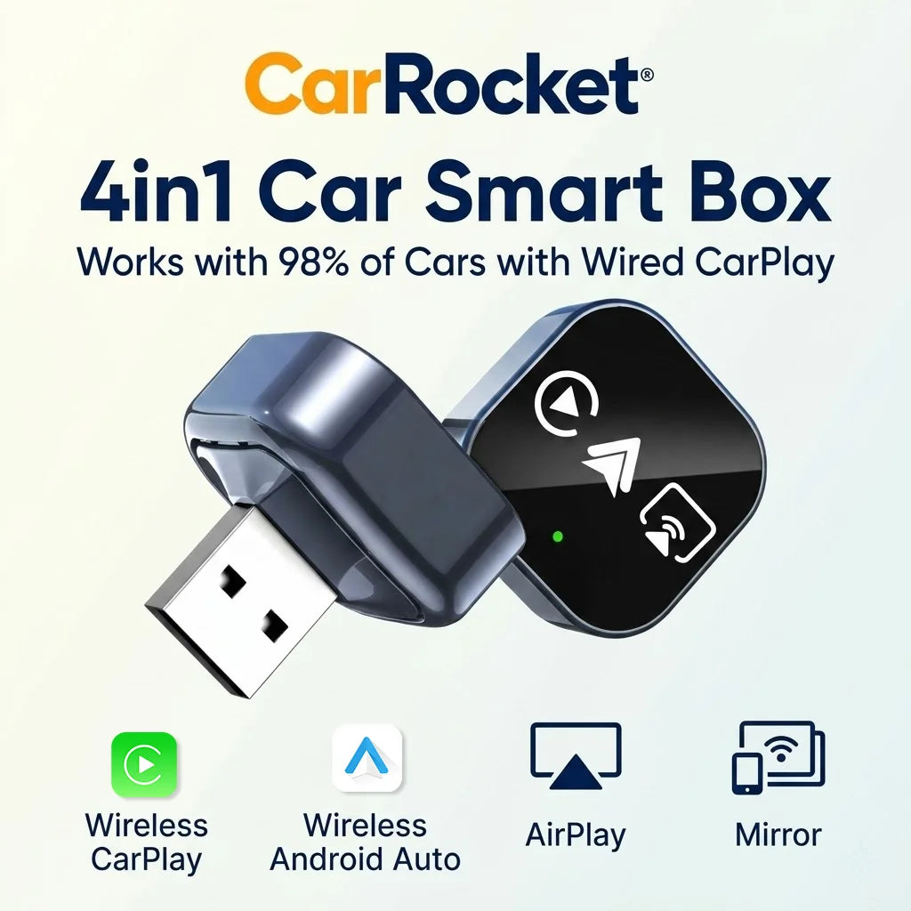 Wireless CarPlay & Android Auto Smart Box (Mirror Link)