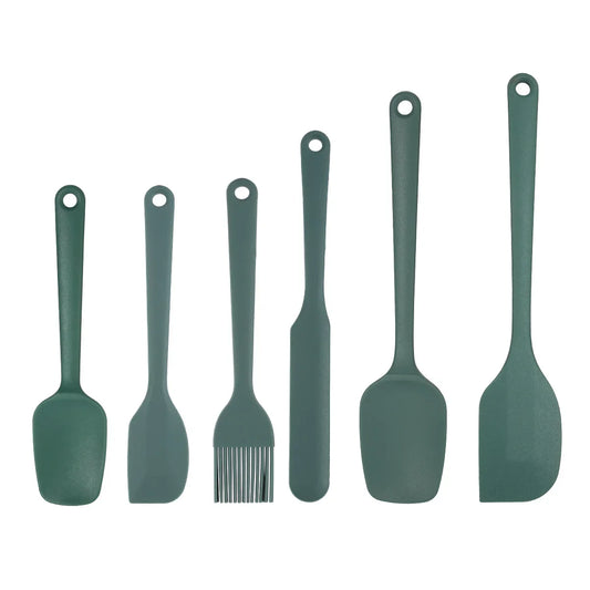 Silicone Baking Utensil Set - Spatulas, Scraper & Oil Brush - photo 5